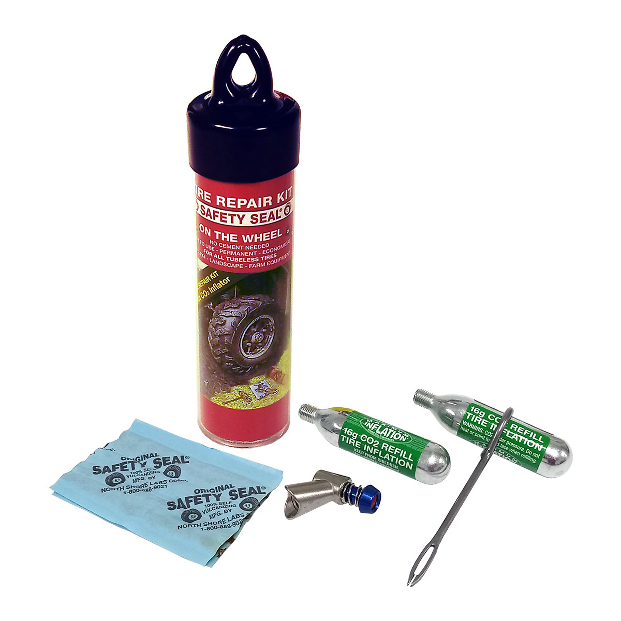 Martins Industries Safety Seal ATV Tire Repair Kit — 6 Repairs, 4in., Watertight Floating Tube, Model# KATVTI